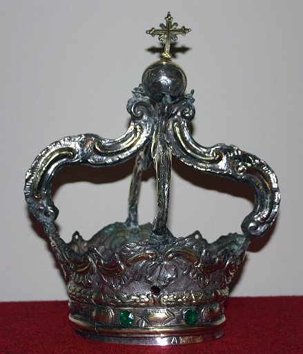 9HT0139A.jpg - Bottega siciliana, Corona, argento sbalzato e cesellato, 1808.